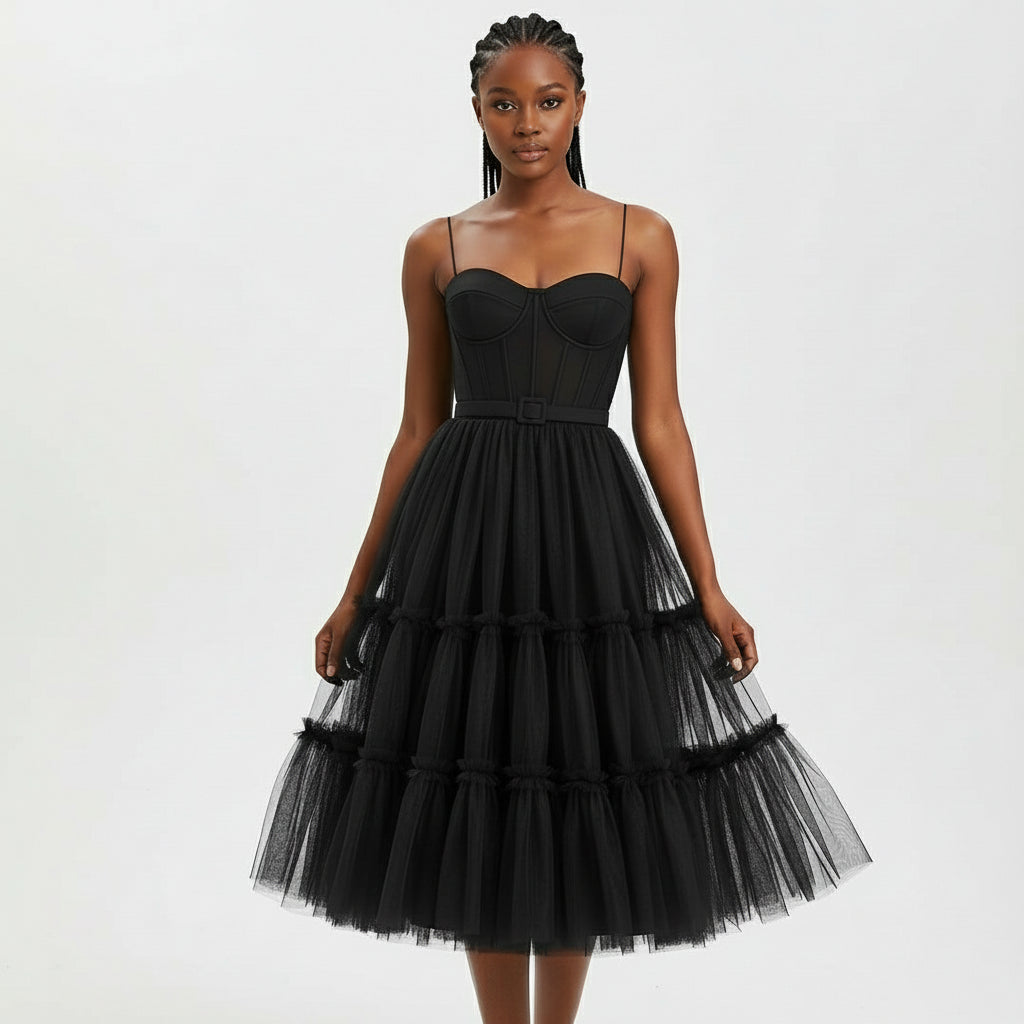 Sexy Strap Formal Dress