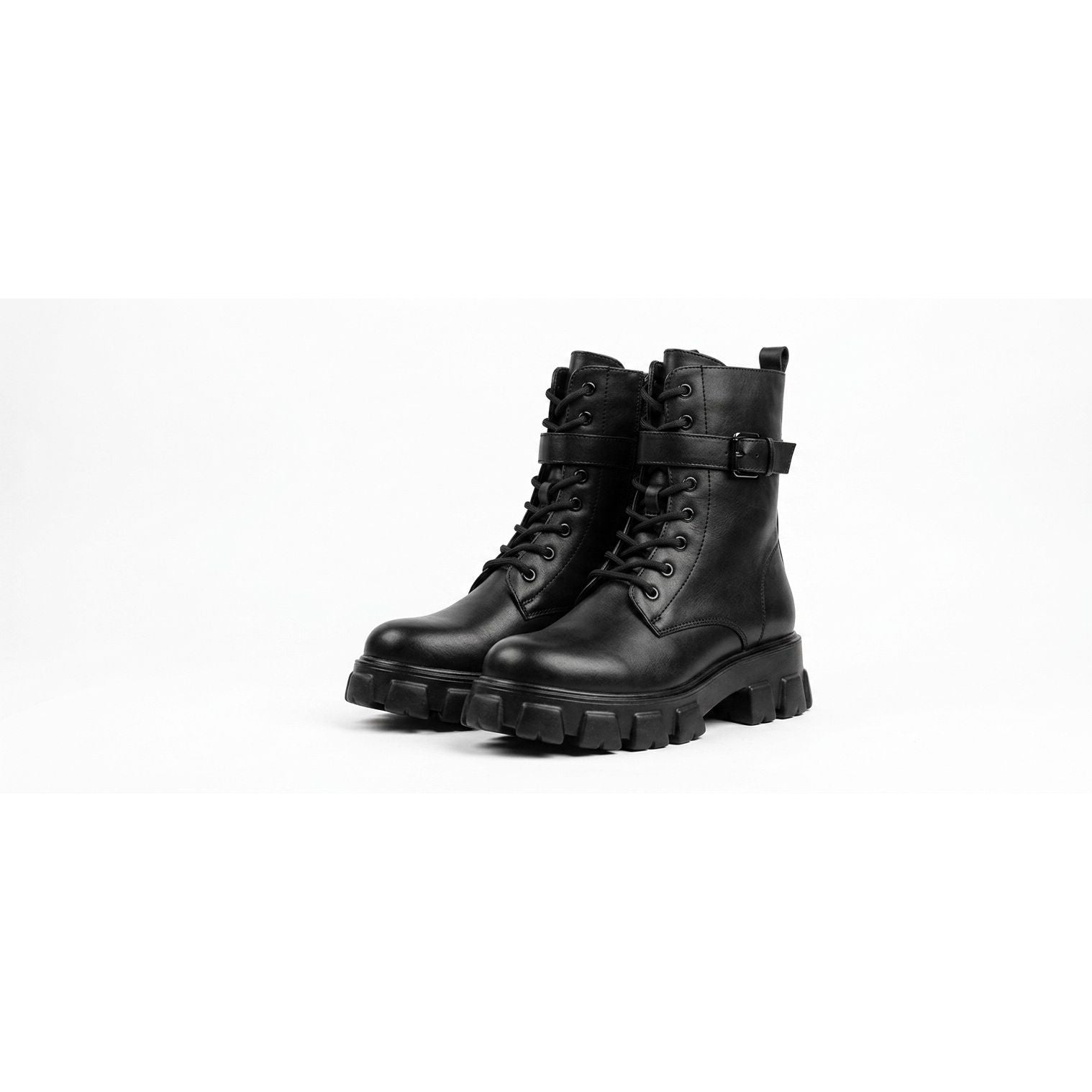 Chunky Pocket Platform Boots