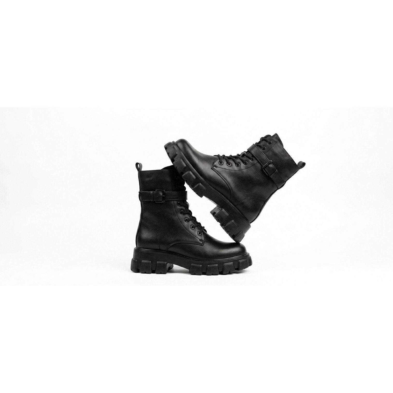 Chunky Pocket Platform Boots
