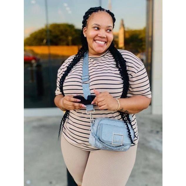 Short Sleeve Striped Top