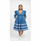 V-Neck Ankara Dress