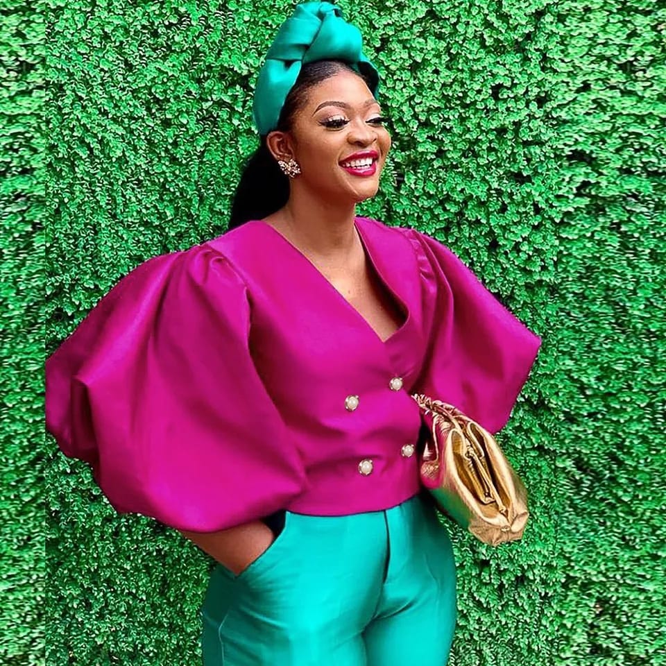 Vintage Lantern Sleeve Top