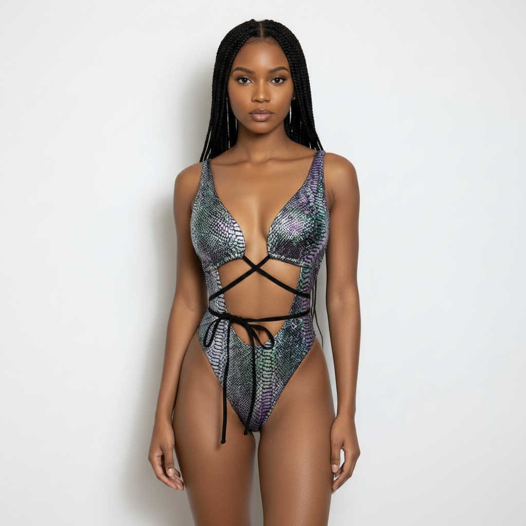 Sexy Glitter Bodysuit