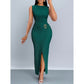 Fashionable Fitted Ladies Dinner Dress