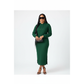 Hooded Side Slit Dress
