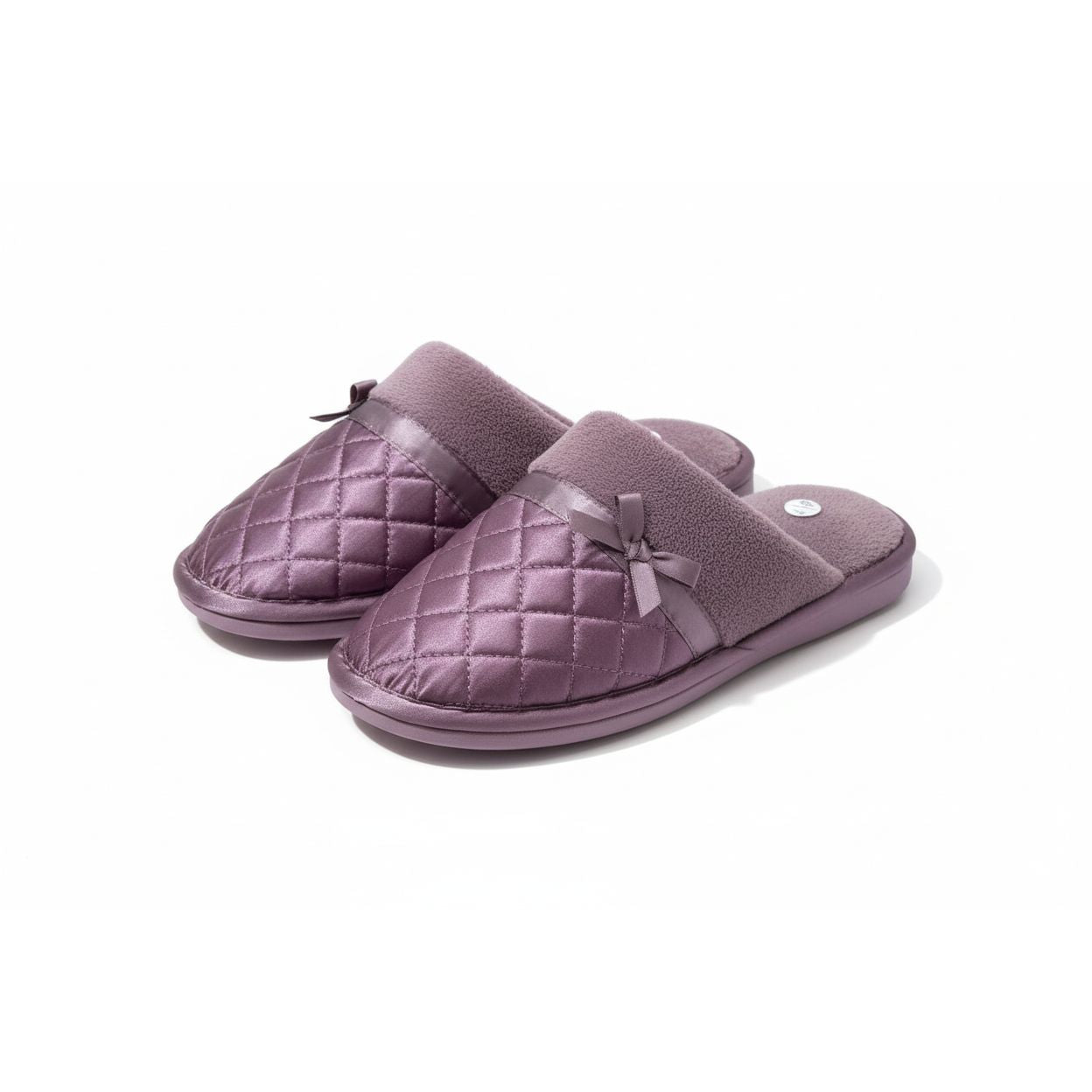 Satin Quilted Winter InHouse Slippers