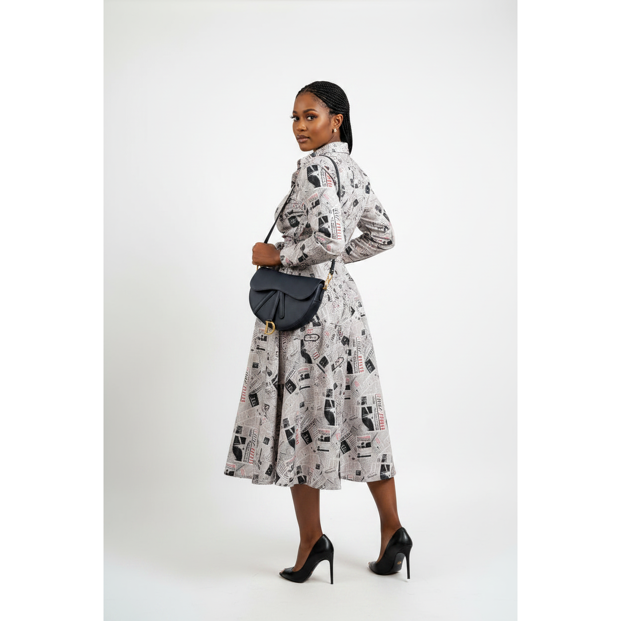 News Paper Print 2 Pieces Set