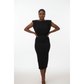Sleeveless Round Neck Dress