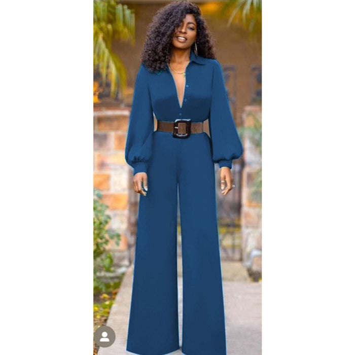 Button Detailed Overall Jumpsuit