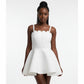 Sleeveless Pleated Mini Dress