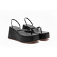 Chain Straps Wedge Sandals