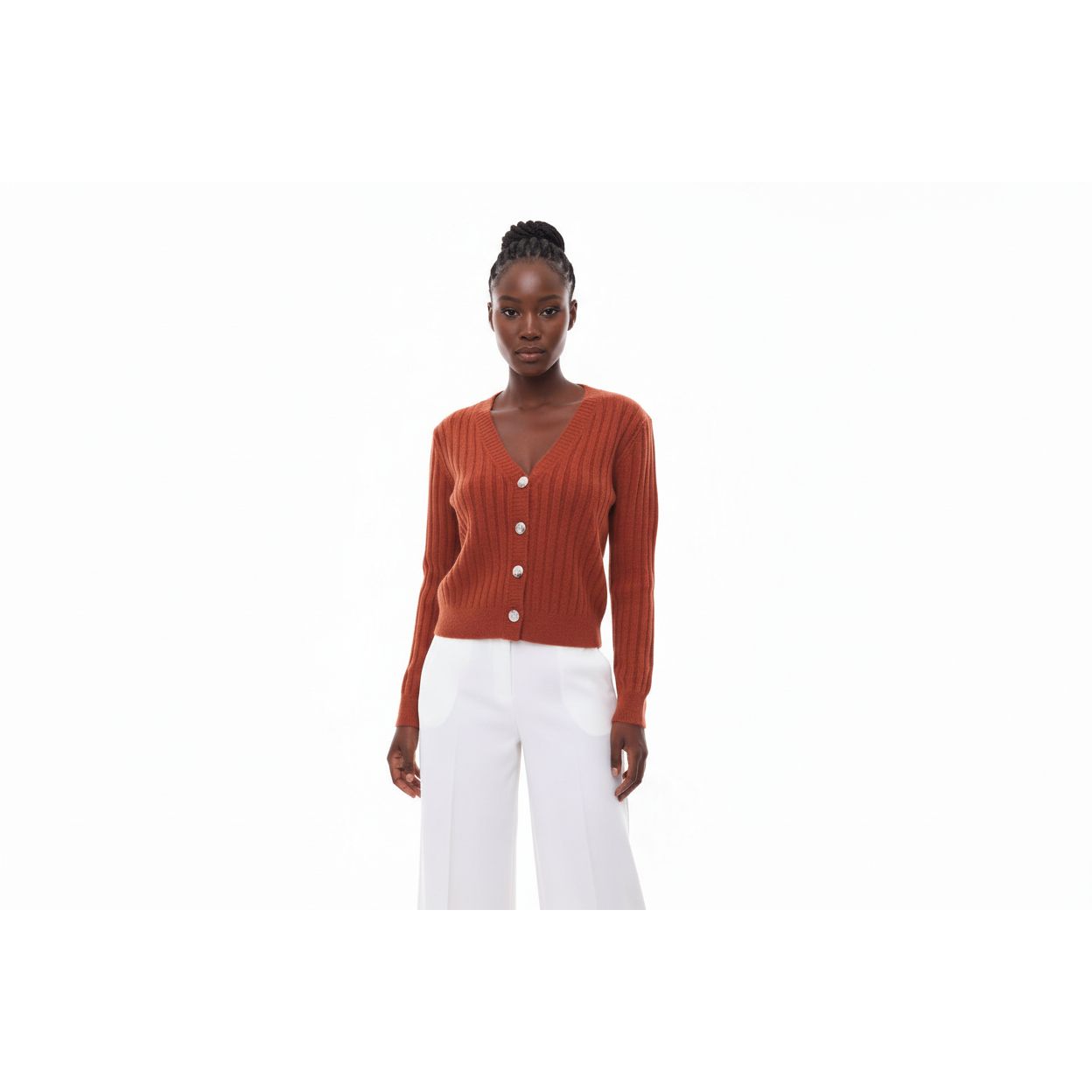 Long Sleeve V-Neck Top