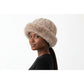 Fluffy Fur Round Winter Bucket Hat