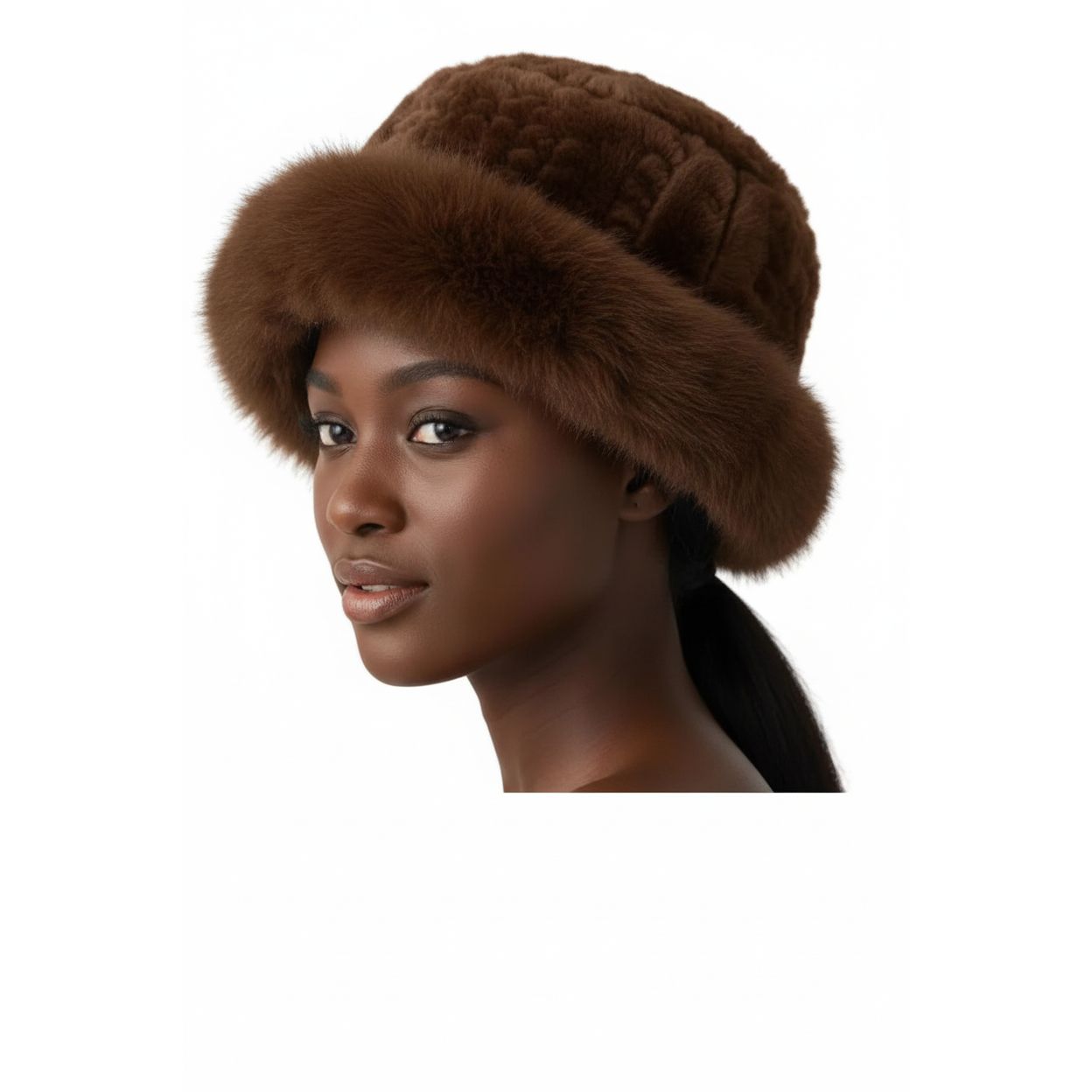 Fluffy Fur Round Winter Bucket Hat