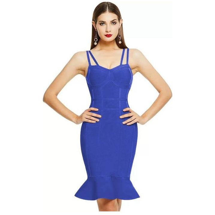 Sexy Sleeveless Midi Dress