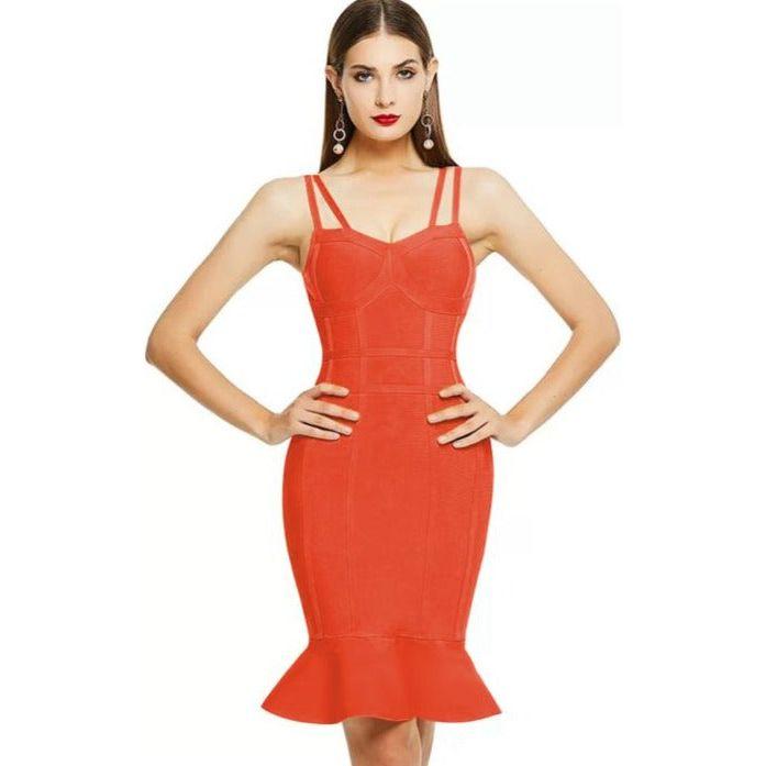 Sexy Sleeveless Midi Dress