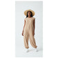 Round Neck Wide Leg Jumpsuit