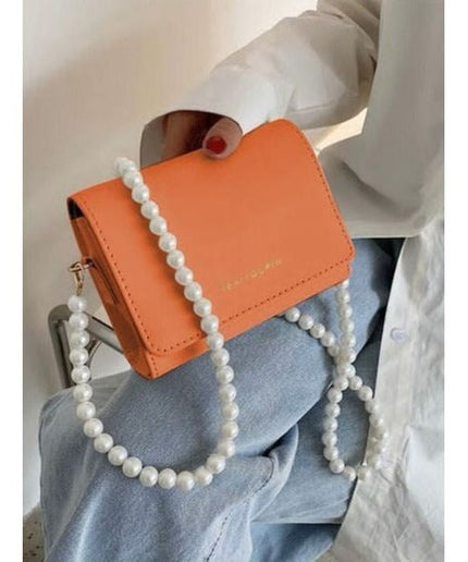 Portable Flip Beads Crossbody Handbag