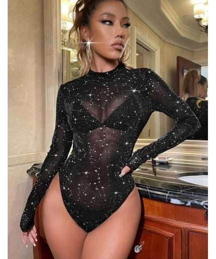 Sexy Glitter Bodysuit