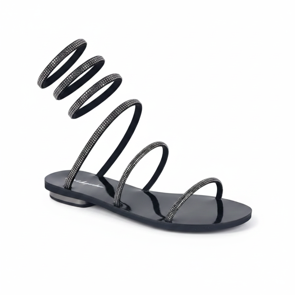 Retro Lace Up Flat Shoes