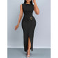 Fashionable Fitted Ladies Dinner Dress