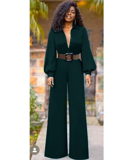 Button Detailed Overall Jumpsuit
