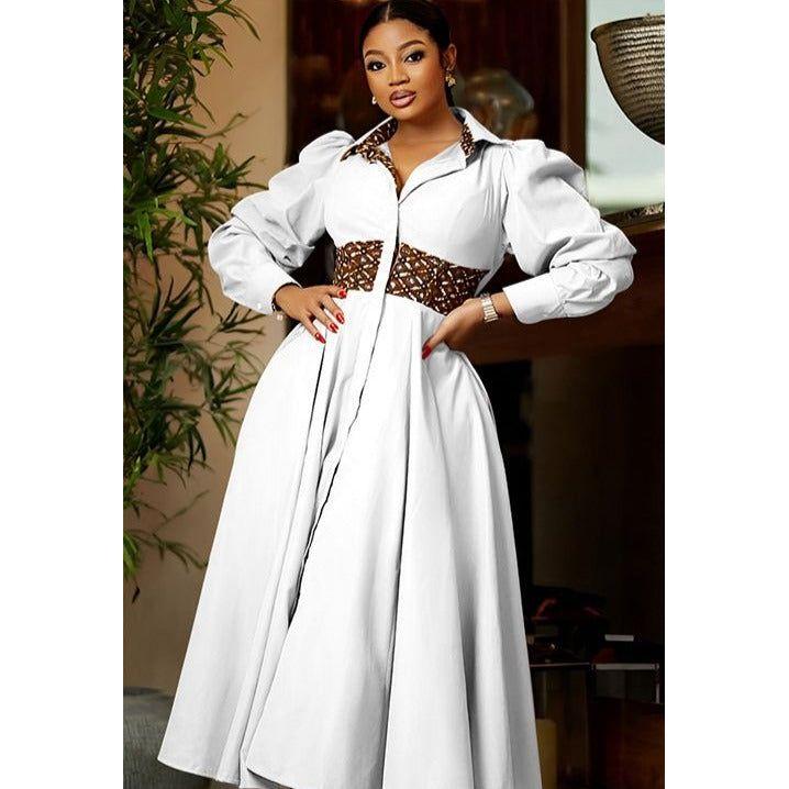 Vintage Turn-Down Collar Dress – YELLOW SUB TRADING