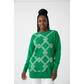 Geometric Print knitted jersey