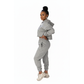 Cropped Hoodie Tracksuit Set