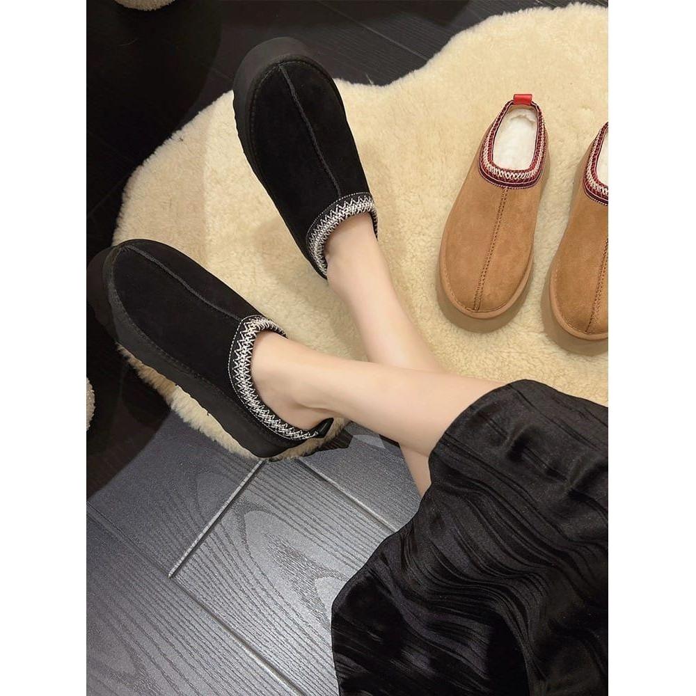 Platform Ankle Push-in Sandals