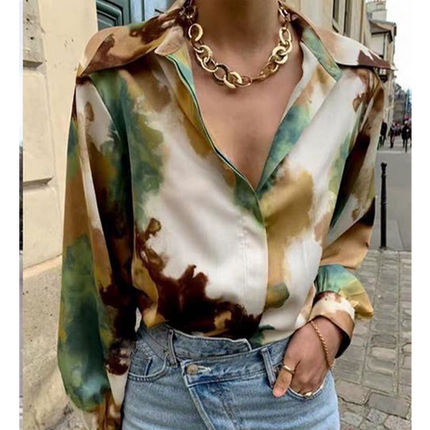 Single Breasted  Casual Blouse