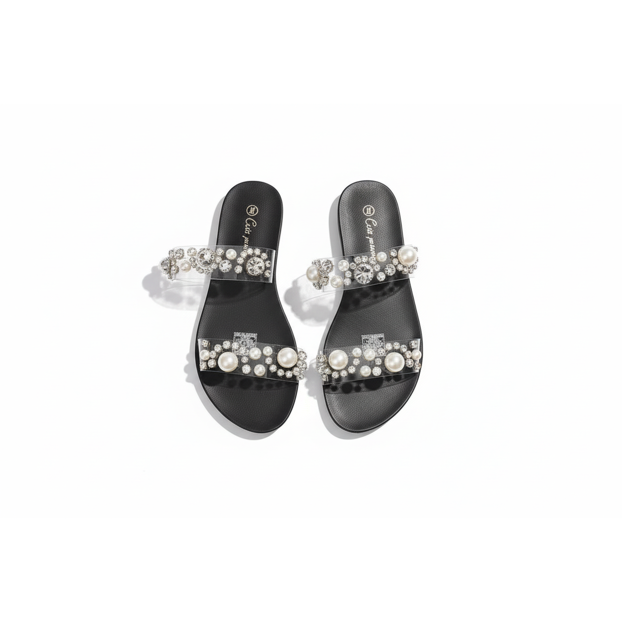 Casual Pearls Flat Sandals