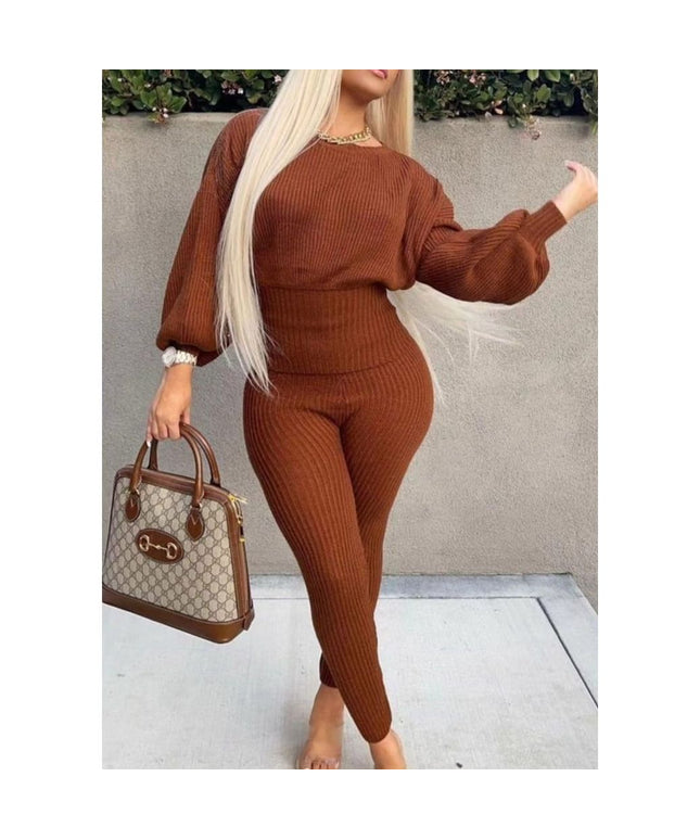 knitted Tracksuit Set