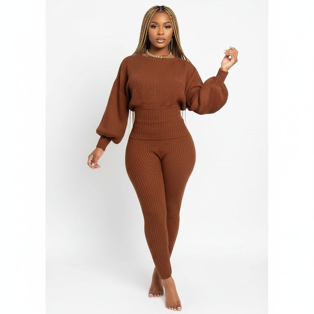 knitted Tracksuit Set