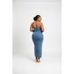 Boob Tube Elegant Denim Bodycon Dress