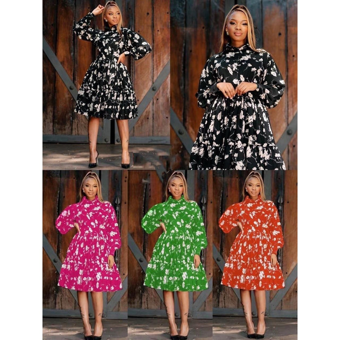 Long Sleeve Floral Two Piece Set