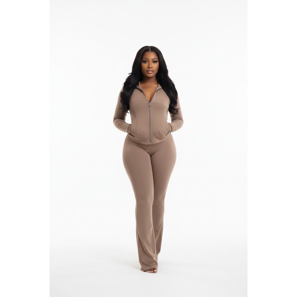 Ladies Activewear Two Piece Set