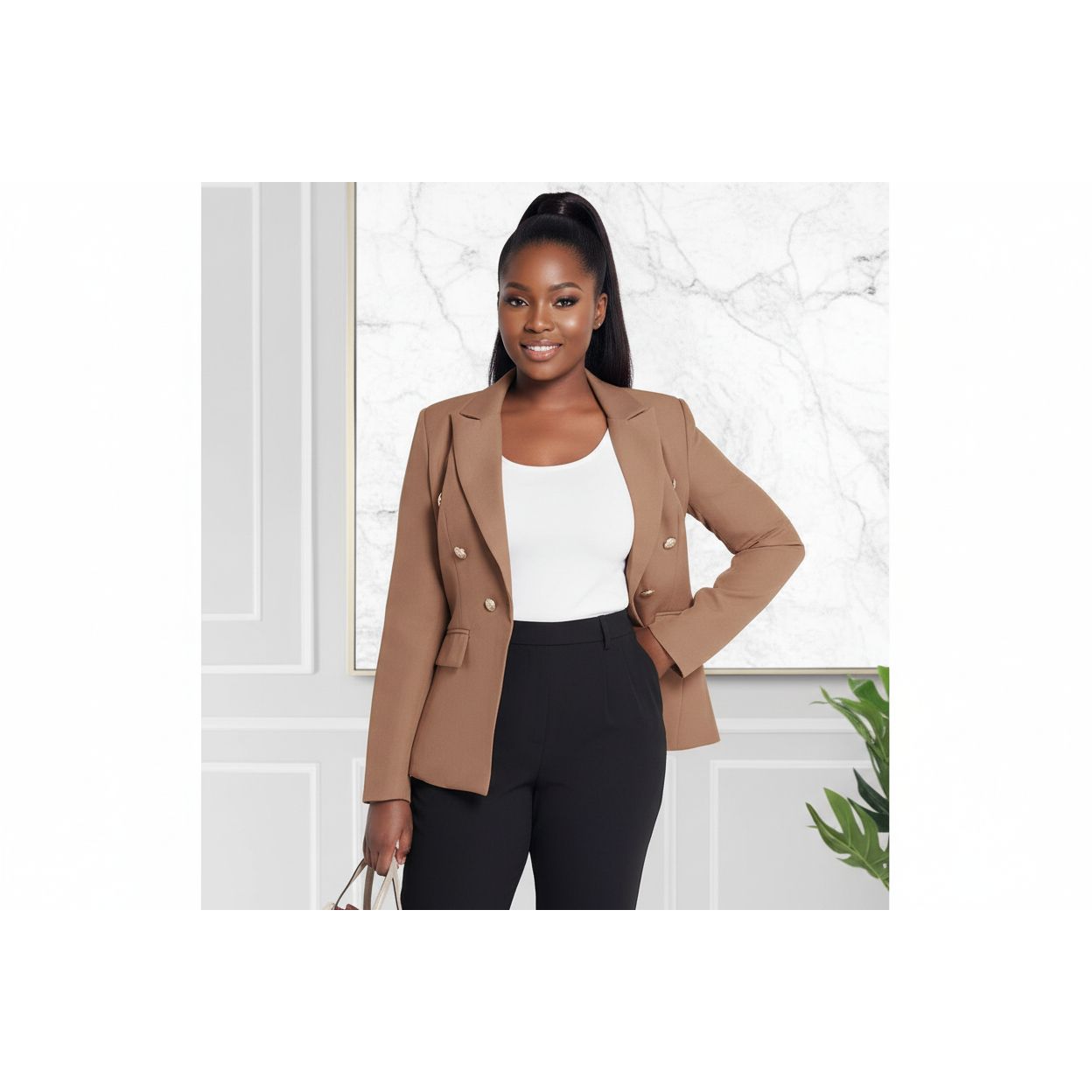 Double Breasted Formal Blazer