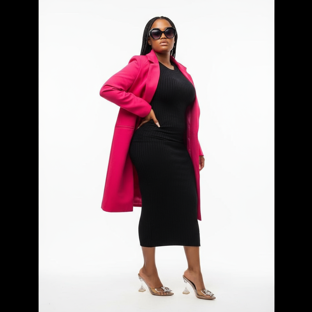 Slim Side Blazer Coat