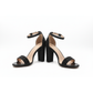 Rhinestone Thick Heel Sandals
