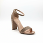 Rhinestone Thick Heel Sandals