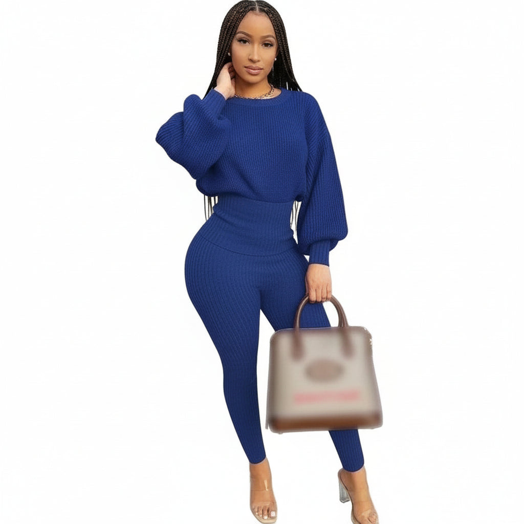 knitted Tracksuit Set