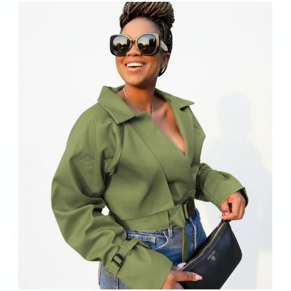 Lapel Neck Crop Jackets – YELLOW SUB TRADING