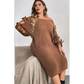 Long Sleeve Off Shoulder Dress