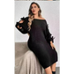 Long Sleeve Off Shoulder Dress