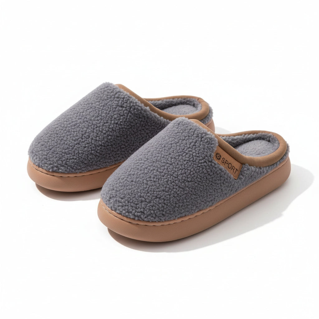 Unisex Cozy Plush Winter Slippers