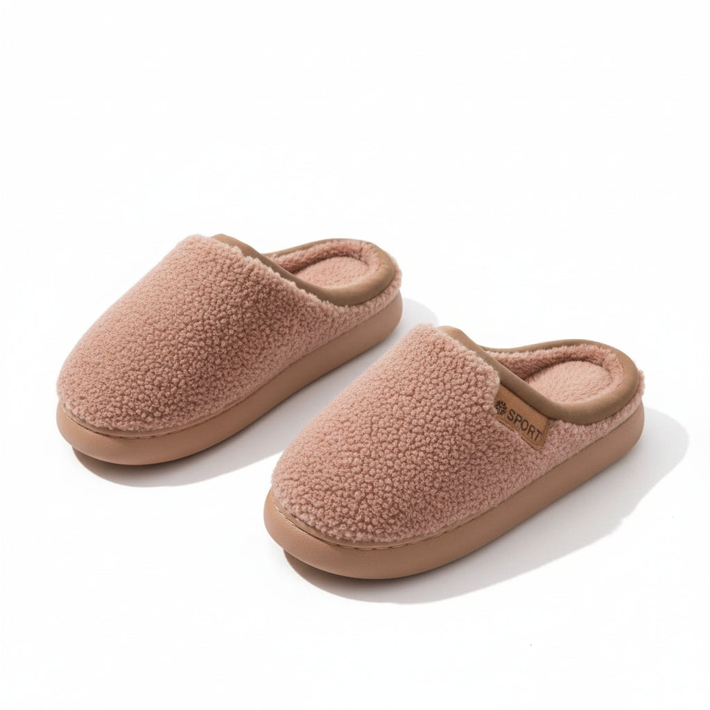 Unisex Cozy Plush Winter Slippers