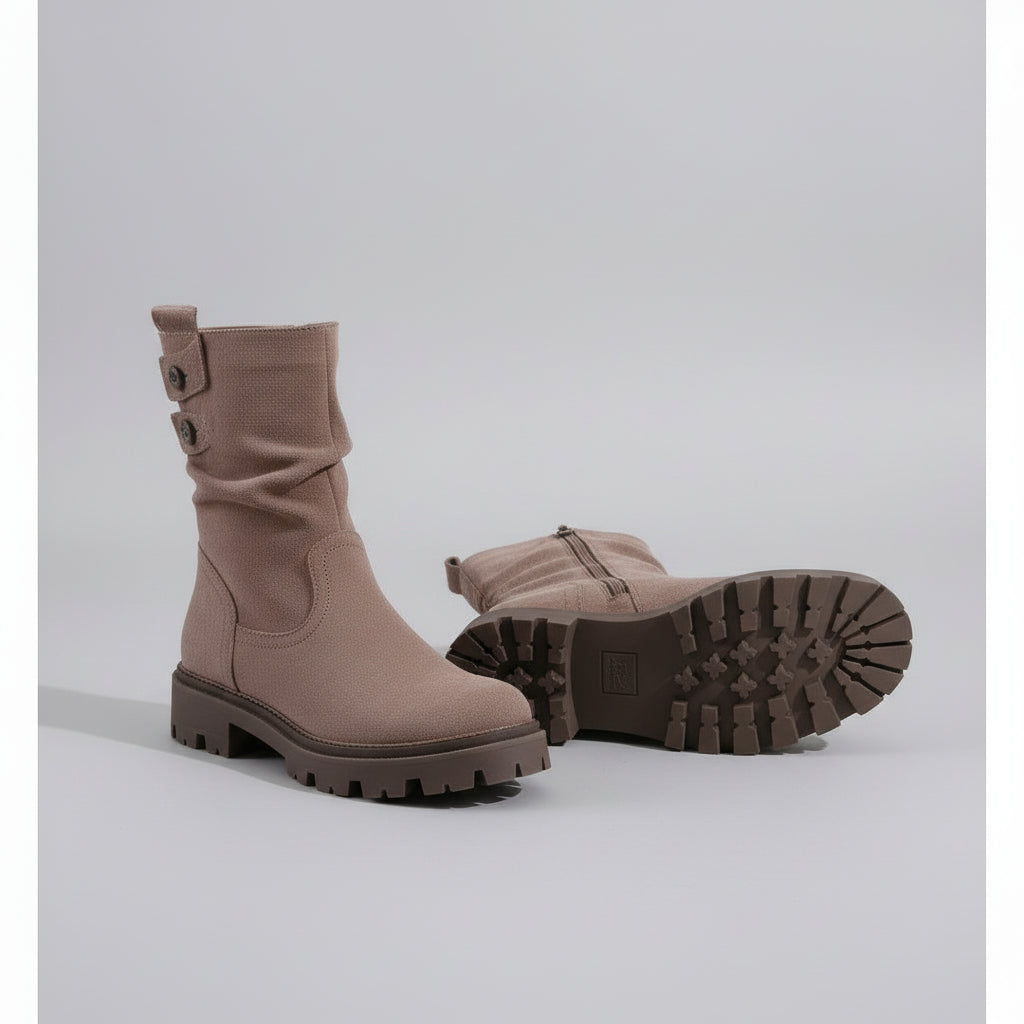 Vintage Suede Ankle Boots