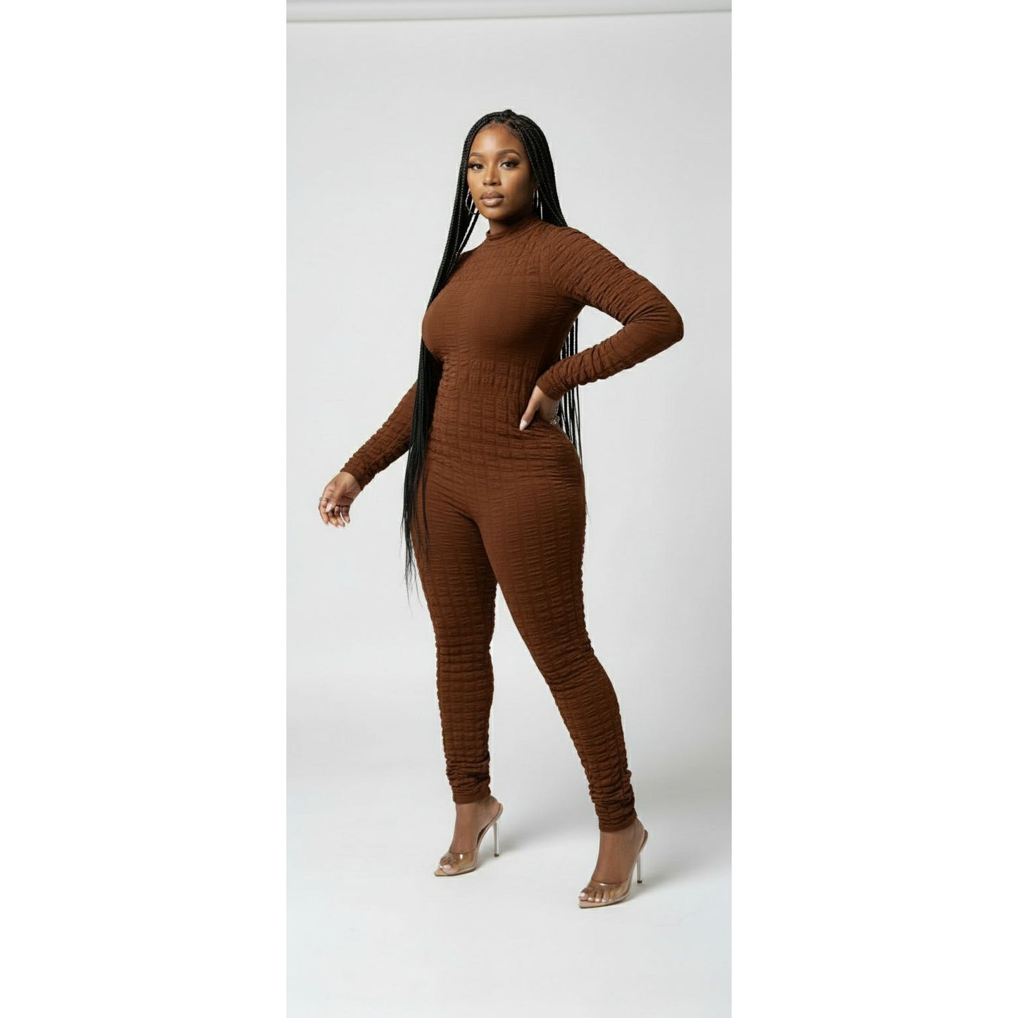 Long Sleeve Bodycon Jumpsuit