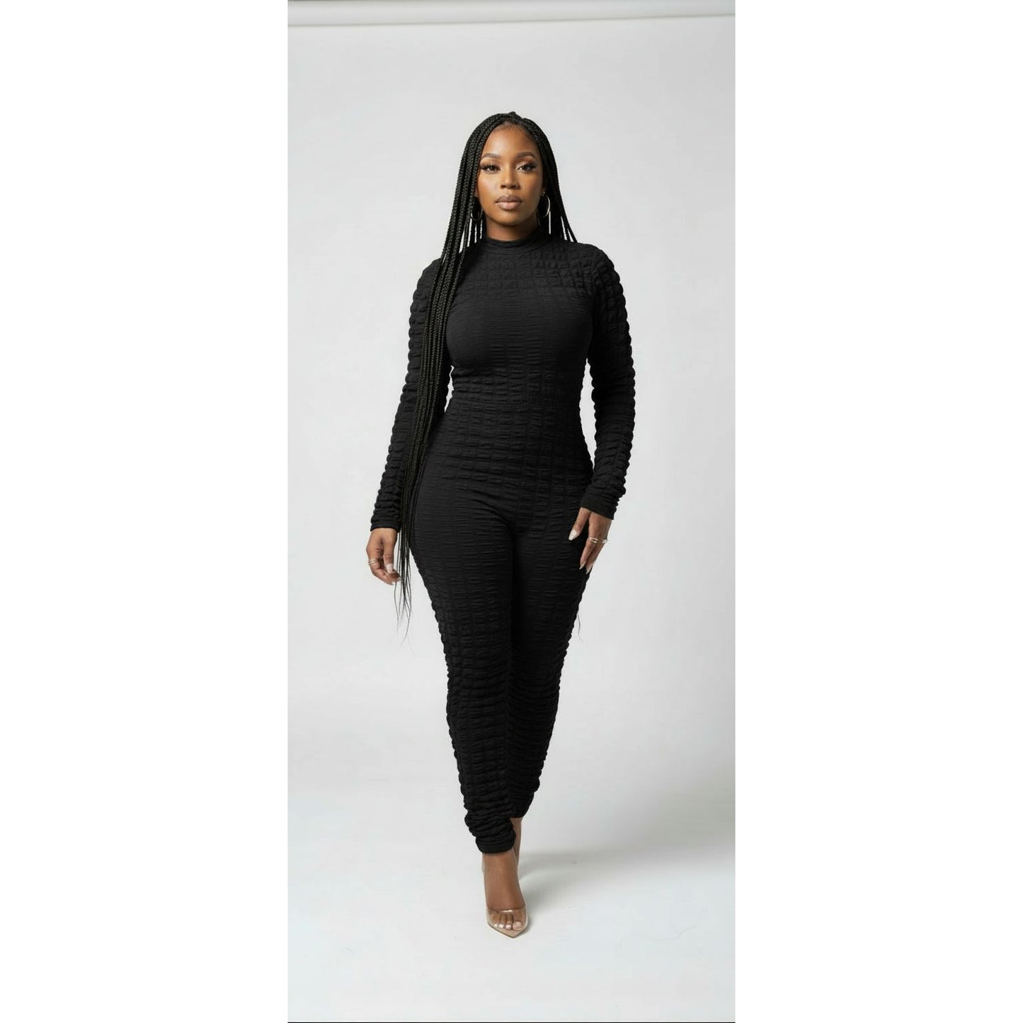 Long Sleeve Bodycon Jumpsuit